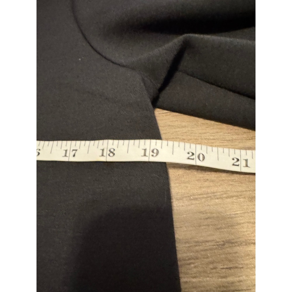 Halogen Women Black Bell Sleeve Ruffle Detail‎ Top Size M - Picture 8 of 8